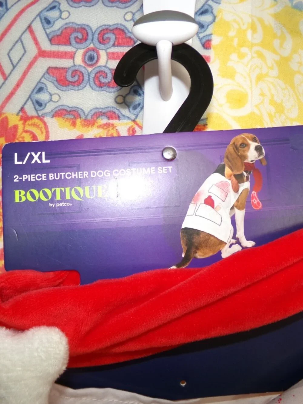 Bootique NWT 2 pc Butcher Dog Costume Sz L/XL